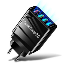 Зарядний пристрій з 4 USB і швидкою зарядкою