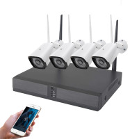 Видеорегистратор 4 канальный и 4 камеры DVR KIT CAD Full HD UKC 8004/6673