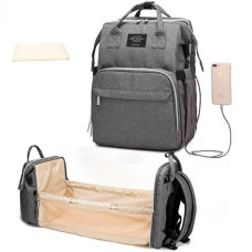 Рюкзак-сумка для мами Baby Travel Bed-Bag з ліжечком