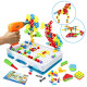 Мозаїка конструктор в валізі Creative Puzzle 193 деталі TLH-28