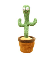 Танцюючий та співаючий кактус із підсвічуванням Dancing Cactus 120 пісень