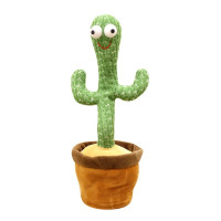 Танцюючий та співаючий кактус із підсвічуванням Dancing Cactus 120 пісень
