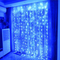 Світлодіодна гірлянда водоспад LED Digital Light Series 2х1,5м Синій