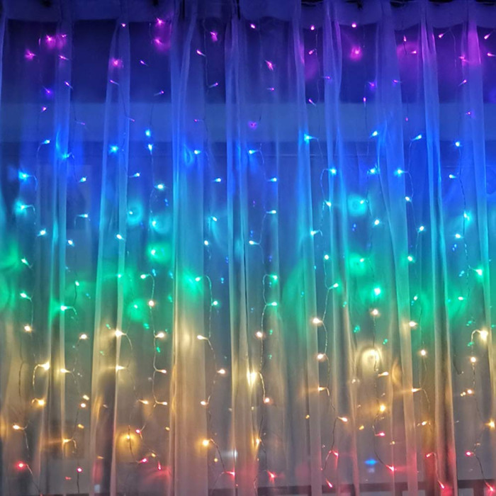 Світлодіодна гірлянда водоспад LED Digital Light Series 2х2м RGB