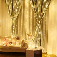 Світлодіодна гірлянда водоспад LED Digital Light Series 2х1,5м Теплий