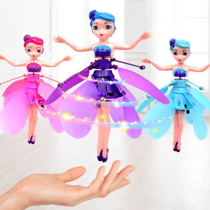Літаюча кукла фея Flying Fairy з підсвічуванням та сенсорним датчиком