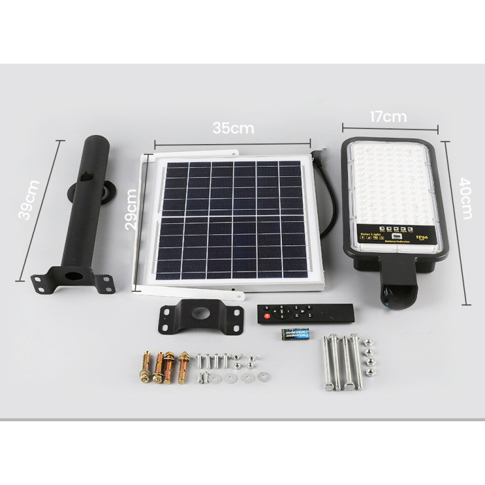 Вуличний ліхтар на сонячній батареї solar street JD 296 VPP 200W Remote