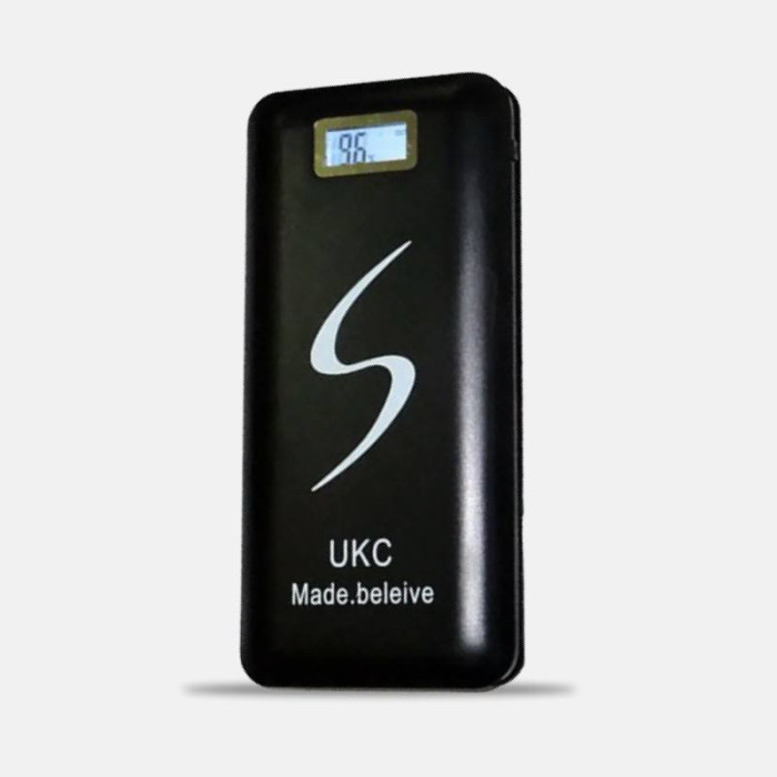 Портативний зовнішній акумулятор Power bank UKC 30000 LCD