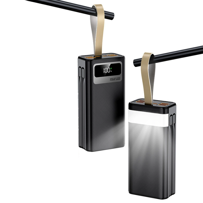 Power Bank 40000 mAh з швидкою зарядкою та Led-фонарем