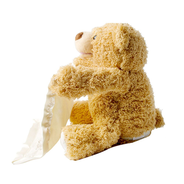 Інтерактивна іграшка Ведмедик Пікабу Peekaboo Bear Brown 30 см