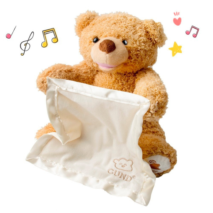 Інтерактивна іграшка Ведмедик Пікабу Peekaboo Bear Brown 30 см