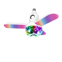 Музична LED RGB лампа Е27 Bluetooth з пультом ДУ