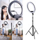 Кільцева світлодіодна лампа / RING LIGHT RL14 RGB 36 см