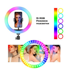 Кільцева LED лампа RGB SP12 USB 30cm