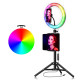 Кільцева LED лампа RGB SP12 USB 30cm