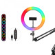 Кільцева LED лампа RGB SP12 USB 30cm