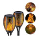 Водонепроникний ліхтар 52 см з ефектом полум'я Solar flame led light sensor activated