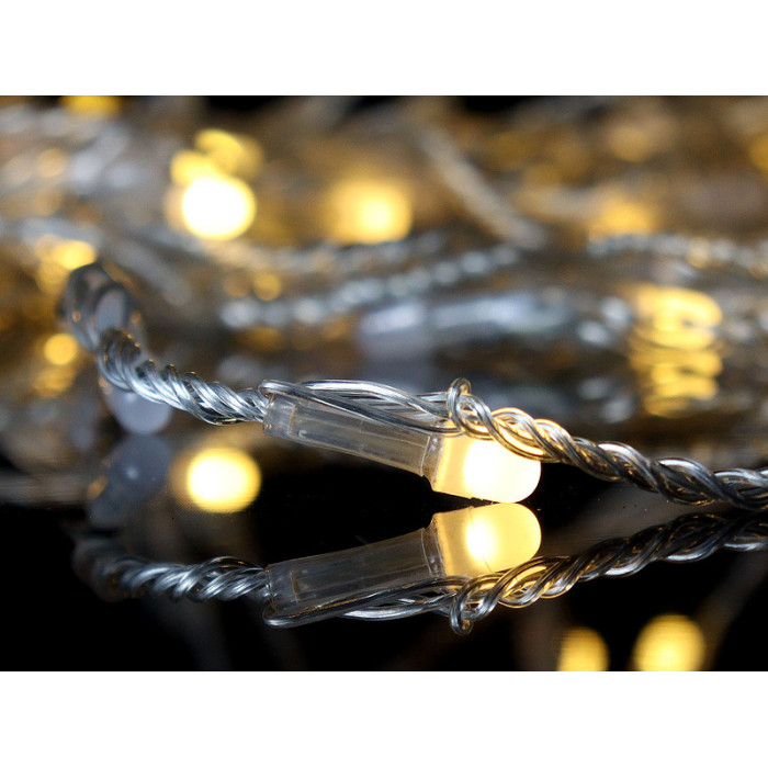 Світлодіодна гірлянда водоспад LED Digital Light Series 2х1,5м Теплий