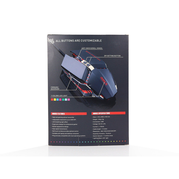 Комп'ютерна миша провідна iMICE T80