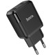 Зарядний пристрій 220В USBx2 з кабелем USB - Lightning Hoco N7 Speedy