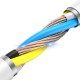 Зарядний пристрій 220В USBx2 з кабелем USB - Lightning Hoco N7 Speedy