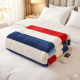 Електропростирадло 1,5х1,20 м Warm Too Stripes (смуги, різнокольорові) простирадло електричне для прогріву ліжка