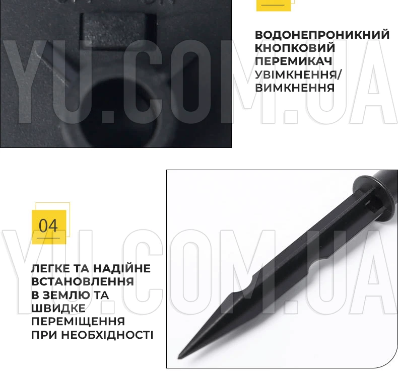 Газонний світильник "Сова біла" на сонячній батареї водонепроникний Газонний світильник "Сова біла" на сонячній батареї водонепроникний