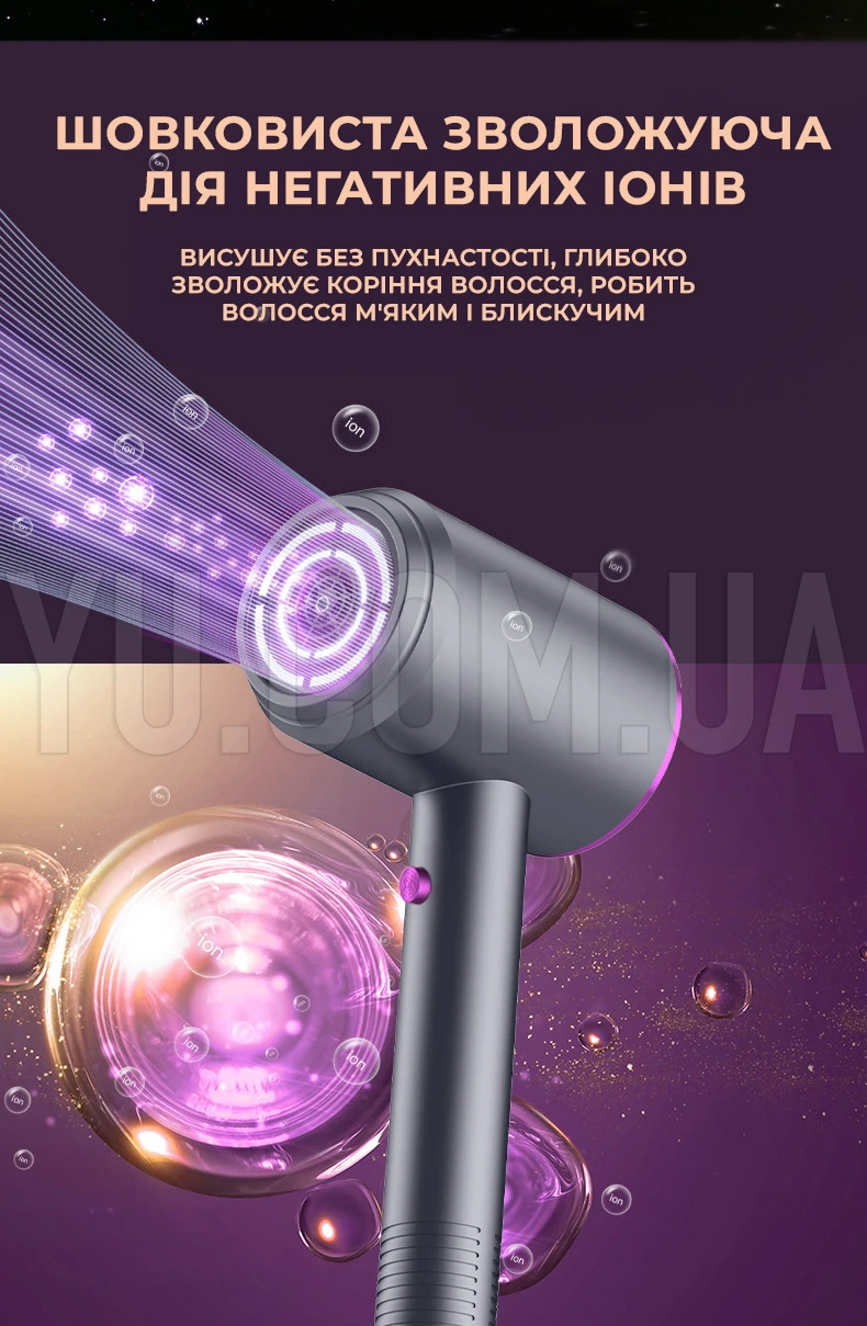 Професійний фен для волосся Fashion hair dryer 3 режими Професійний фен для волосся Fashion hair dryer 3 режими