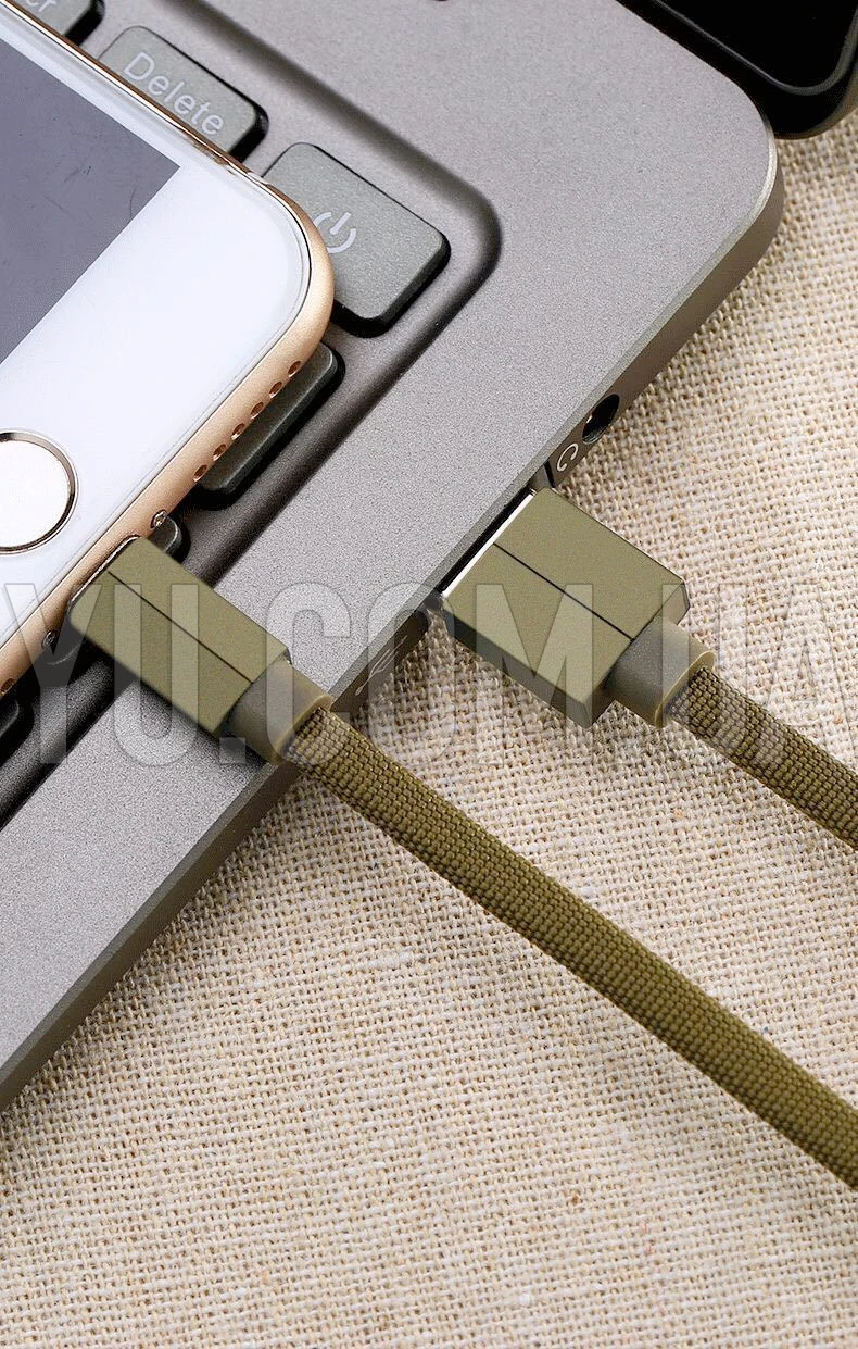 Міцний кабель USB - Lightning для заряджання та передачі даних 1м 1,5А Міцний кабель USB - Lightning для заряджання та передачі даних 1м 1,5А