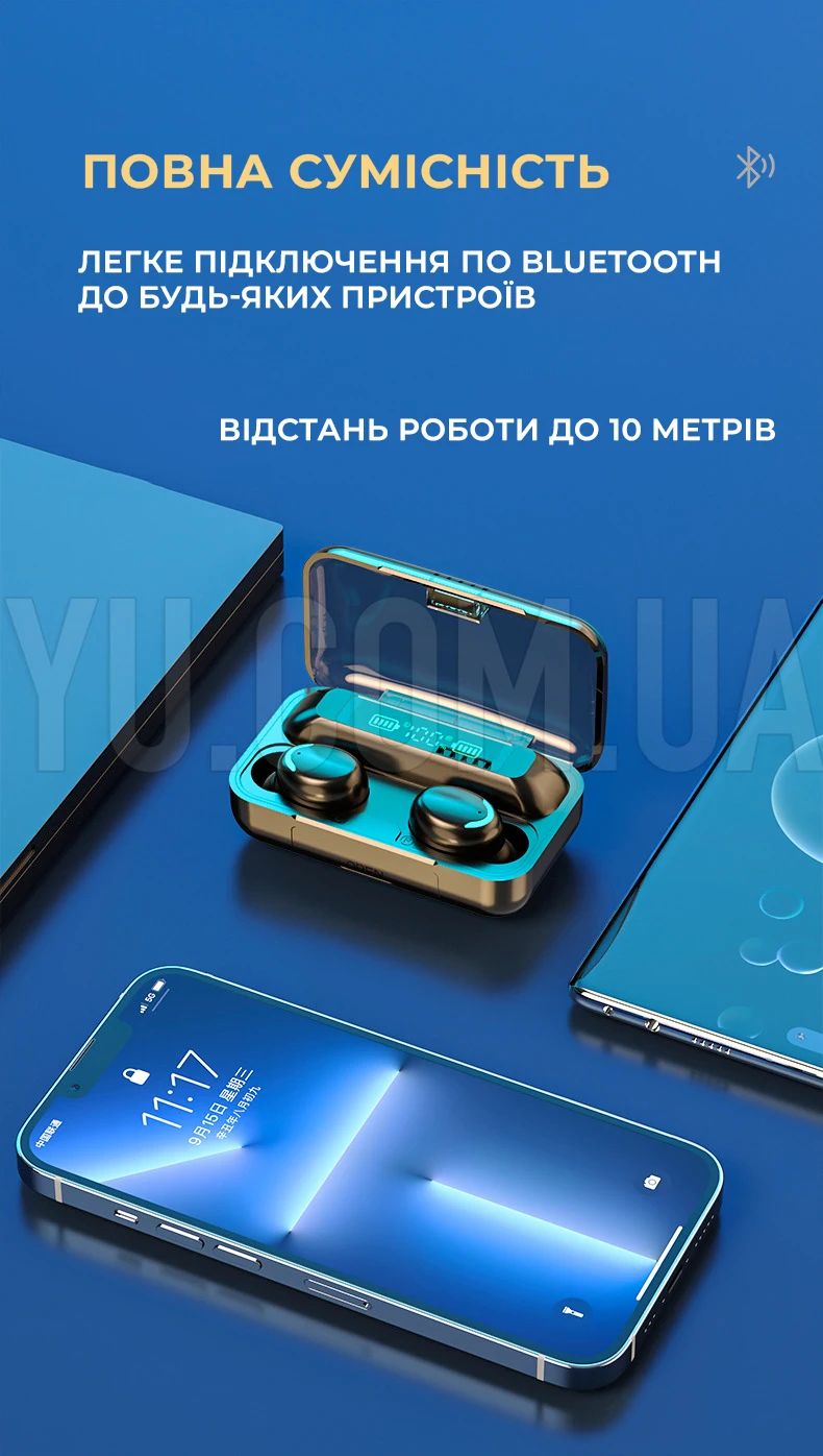 Бездротові навушники 9D Бездротові навушники 9D