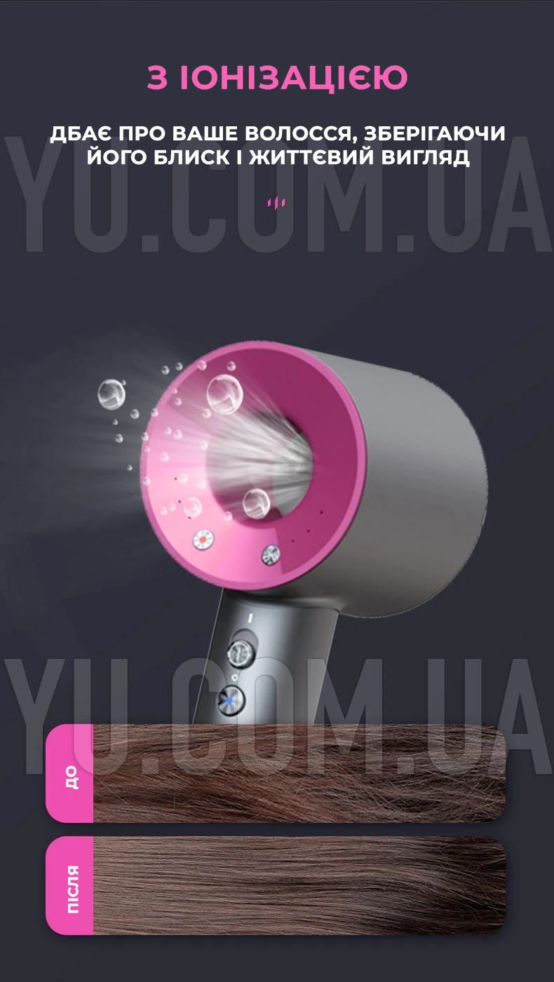 Фен стайлер для волосся 5 в 1 PRO High Speed Blower 1600 Вт Фен стайлер для волосся 5 в 1 PRO High Speed Blower 1600 Вт