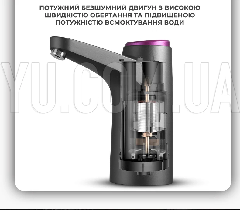 Автоматическая помпа Electric Water Pump AND387 электрическая для воды на аккумуляторе и USB