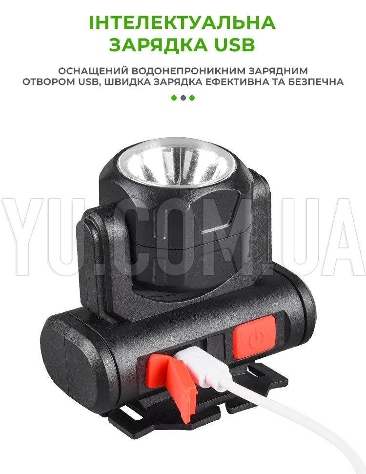 Ліхтарик налобний BL-2001 4SMD+XPE (USB-зарядка, акумулятор) Ліхтарик налобний BL-2001 4SMD+XPE (USB-зарядка, акумулятор)