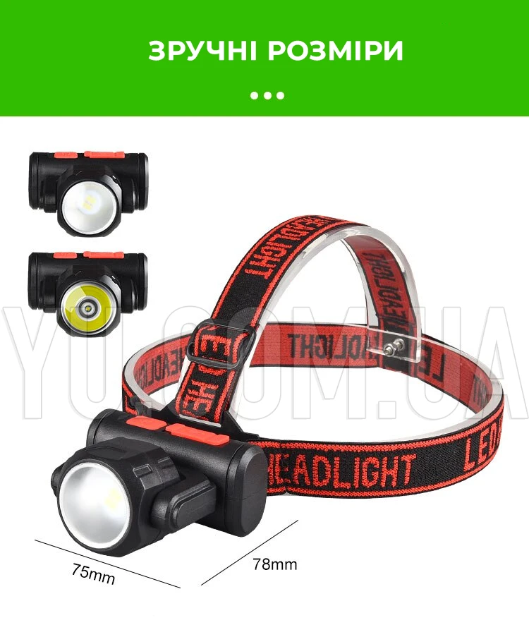 Ліхтарик налобний BL-2001 4SMD+XPE (USB-зарядка, акумулятор) Ліхтарик налобний BL-2001 4SMD+XPE (USB-зарядка, акумулятор)