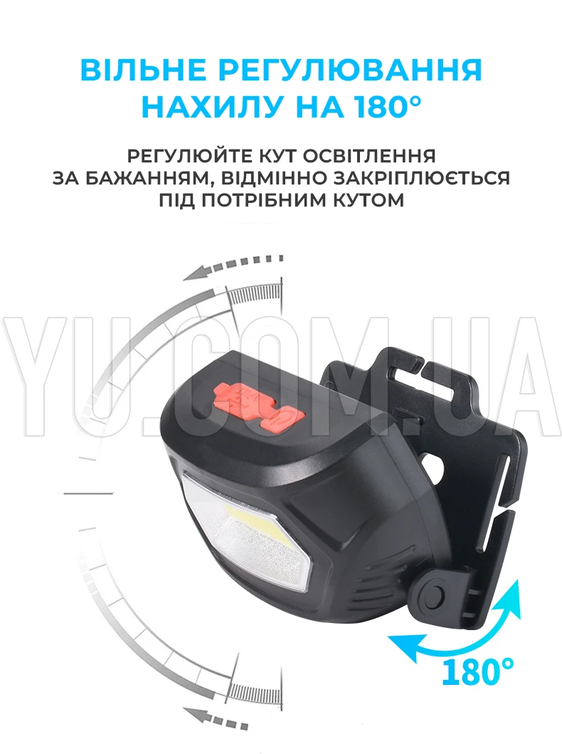 Налобний ліхтар на акумуляторі 1200мАч BL-203 COB з USB-зарядкою Налобний ліхтар на акумуляторі 1200мАч BL-203 COB з USB-зарядкою