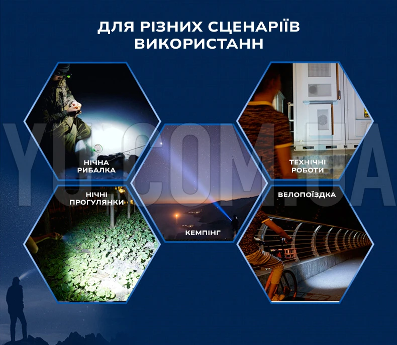 Ручний ліхтар BL 515 світлодіодний акумуляторний Ручний ліхтар BL 515 світлодіодний акумуляторний
