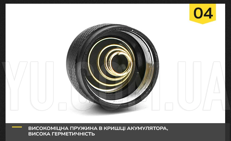 Ліхтарик тактичний ручний Bailong BL-736-T6 акумуляторний Ліхтарик тактичний ручний Bailong BL-736-T6 акумуляторний