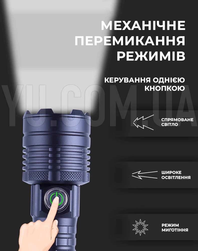 Акумуляторний ліхтарик BL-A90-GT100 з фокусуванням Акумуляторний ліхтарик BL-A90-GT100 з фокусуванням