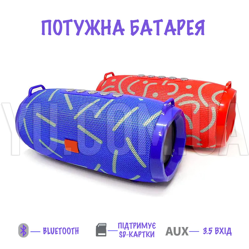 Портативна бездротова bluetooth-колонка BS-220 Портативна бездротова bluetooth-колонка BS-220
