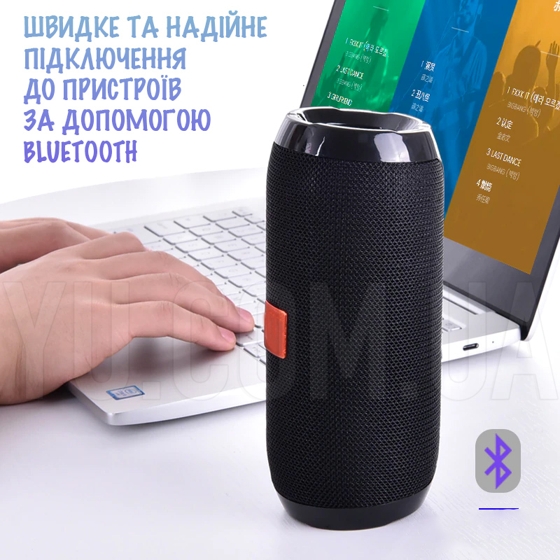Портативна бездротова bluetooth-колонка BS-220 Портативна бездротова bluetooth-колонка BS-220