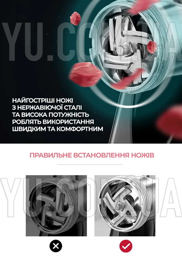 Електрична м'ясорубка побутова металевий корпус BITEK BT-3367 3200Вт Електрична м'ясорубка побутова металевий корпус BITEK BT-3367 3200Вт