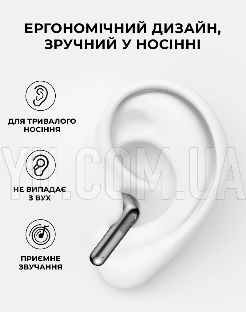 Бездротові навушники Bluetooth з кейсом Borofone BW48 Enlighten Бездротові навушники Bluetooth з кейсом Borofone BW48 Enlighten