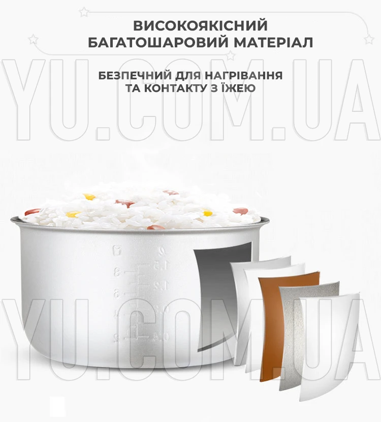 Електрична рисоварка 4 л, 700W SPUOSR CFXB40-B Електрична рисоварка 4 л, 700W SPUOSR CFXB40-B