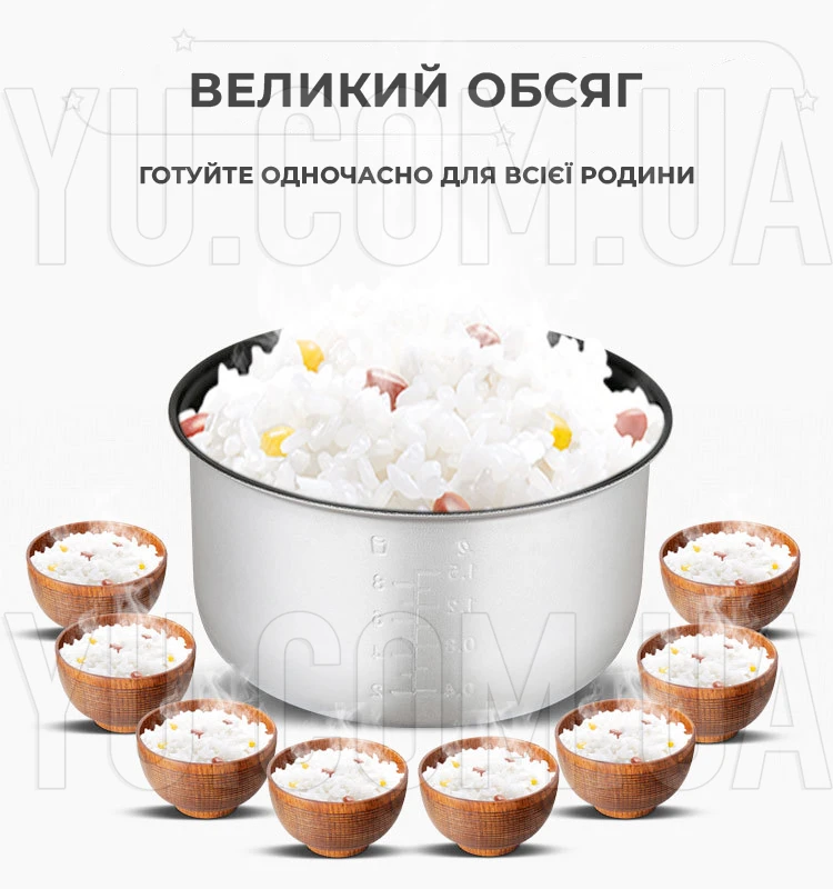 Електрична рисоварка 4 л, 700W SPUOSR CFXB40-B Електрична рисоварка 4 л, 700W SPUOSR CFXB40-B