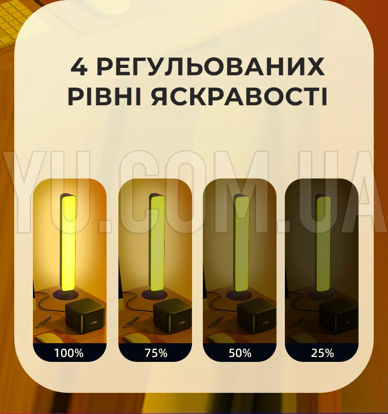 Настольный RGB-светильник D16 с пультом ДУ, от USB, светодиодная LED лампа с регулировкой яркости