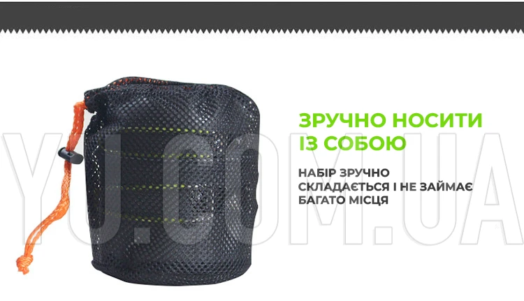 Набор туристической посуды DS-201 алюминиевой, 4 предмета Набор туристической посуды DS-201 алюминиевой, 4 предмета
