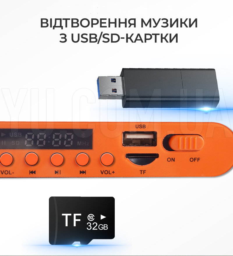 Фонарь PowerBank EP-391BT радио/bluetooth/USB с солнечной панелью 9V 3W + лампочки
