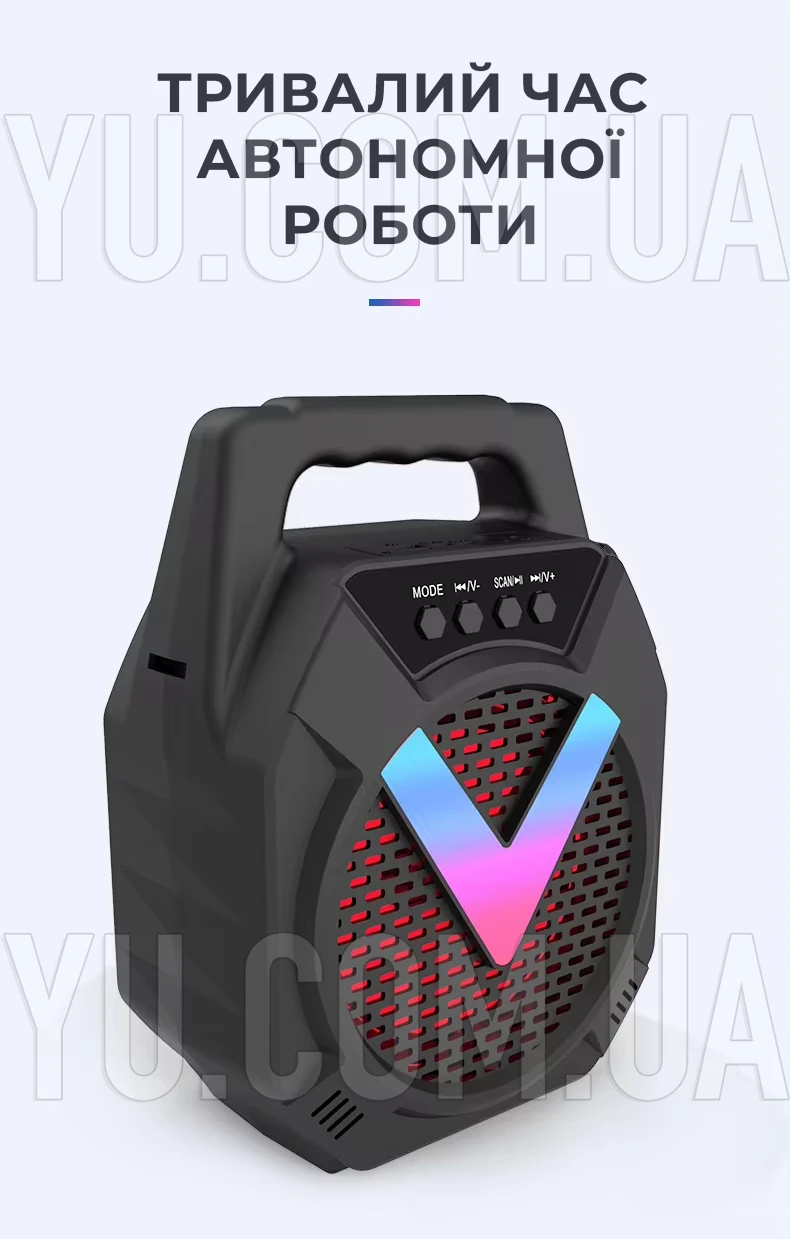 Портативна колонка-валіза ESS-211 з USB, SD, FM, Bluetooth Портативна колонка-валіза ESS-211 з USB, SD, FM, Bluetooth