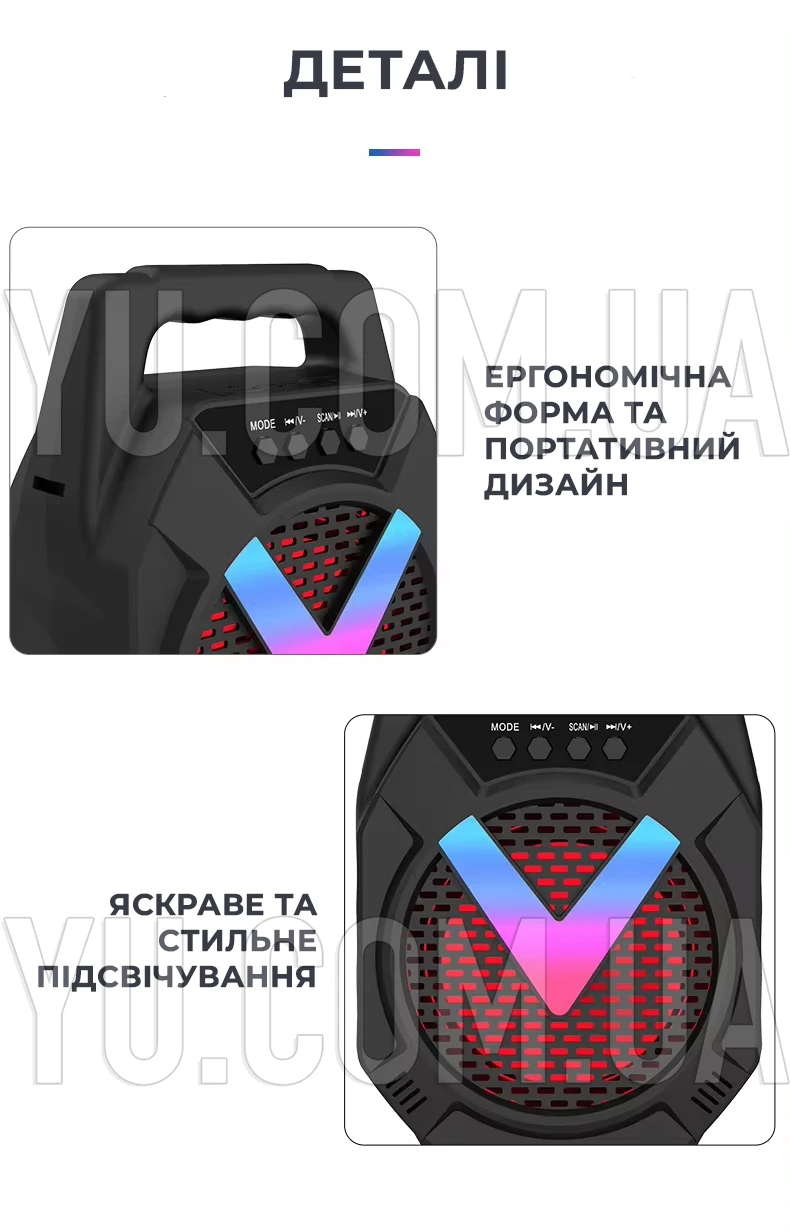 Портативна колонка-валіза ESS-211 з USB, SD, FM, Bluetooth Портативна колонка-валіза ESS-211 з USB, SD, FM, Bluetooth