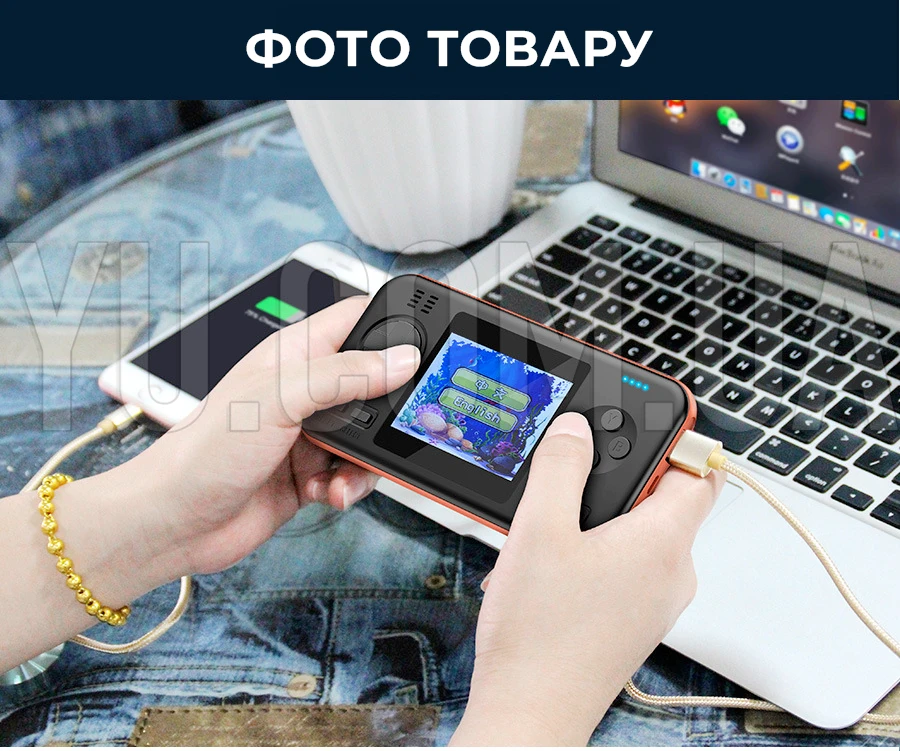Ретро ігрова приставка + Power Bank 2в1 SUP G-416 8000 мАг 416 ігор Ретро ігрова приставка + Power Bank 2в1 SUP G-416 8000 мАг 416 ігор